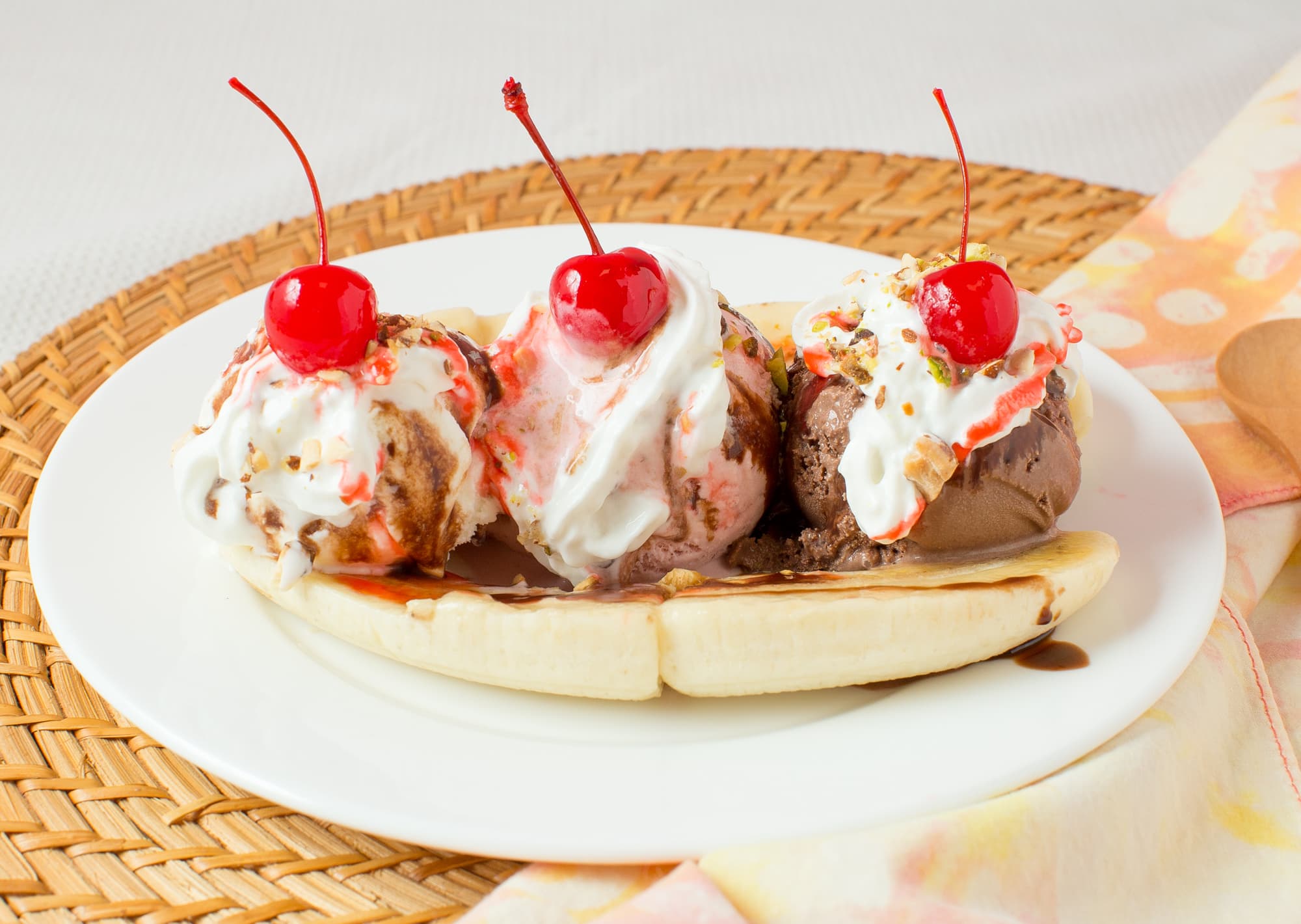 Banana Split Sundae